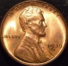 1939-S Lincoln Cent Gem BU Red Original
