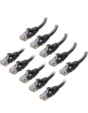 Cat 6 Ethernet Patch Cables - 1 Meter - 14 Count Individually Packaged - Black