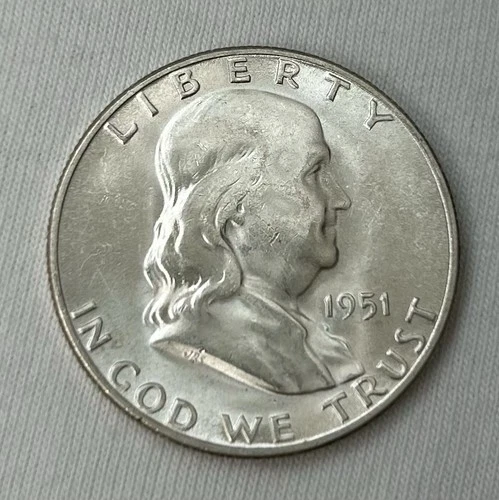 1951 S FRANKLIN HALF DOLLAR BU