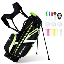 Golf Stand Bag, Lightweight Golf Bag with 8-Way Top Dividers, Golf Bag for Me...
