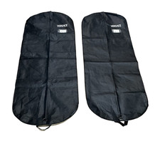 Set/2 VERSACE Black Travel Garment Bags Luxury