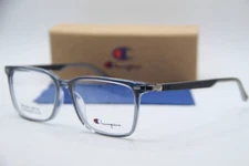 NEW CHAMPION SURGEX 100 C03 CLEAR GRAY BLACK AUTHENTIC FRAMES EYEGLASSES 58-17
