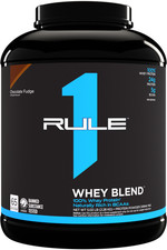 RULE ONE PROTEINS R1 WHEY BLEND 100% Whey Protein Chocolate Fudge 5lb 12/2026 12.00 per gallon
