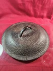 Vintage Wagner Hammered Cast Iron Lid 10 3/8" Fits #8 Skillet Unmarked 1930's
