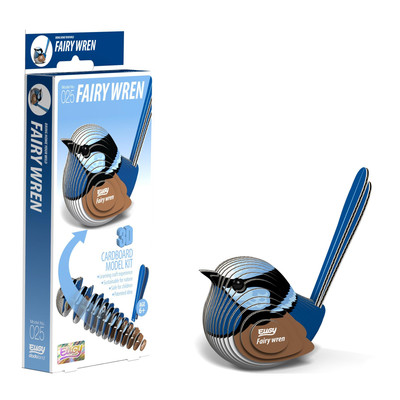 EUGY D5083 Fairy Wren 3D Model Craft Kit,