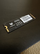 Predator GM7 2TB SSD: M.2 2280 PCIe Gen 4 x4 NVMe 2.0, 2TB, Black