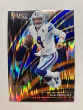 2025 Panini Select - Club Level Dak Prescott #296 Orange Blue Prizm SP  /35