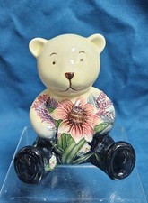 Alte Tupton Ware 10 cm Teddyb&auml;r " Sommerstrau&szlig; " verpackt - 5907