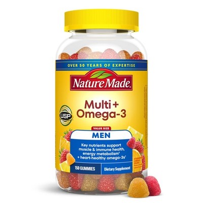 Nature Made Mens Multivitamin Gummies with 150 Count (Pack of 1), 150