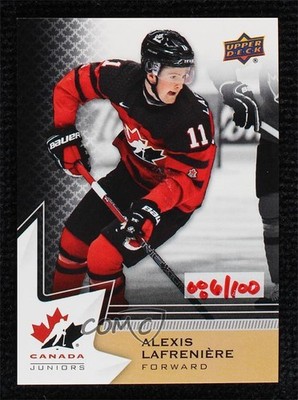 2020 Fall Expo VIP Team Canada Juniors Red /100 Alexis Lafreniere Lafrenière 0z2