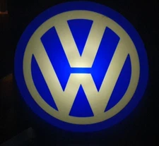 Volkswagen Light box, Man Cave Decor, Retro Style Volkswagen Light box, Light