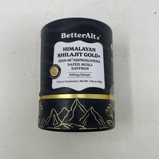 BetterAlt Himalayan Shilajit Gold Resin 600mg, 30g Jar EXP 05/2027
