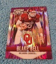 2015 Panini Prizm Draft Picks Blake Bell Oklahoma Purple Flash 29/99 #155