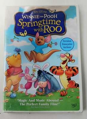 Winnie the Pooh Springtime with Roo DVD 2004 Disney Movie Jimmy Bennett Used