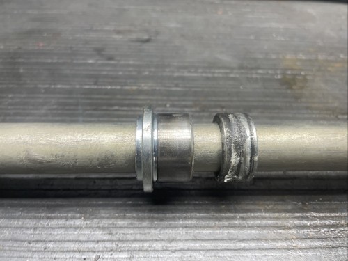 2023 Yamaha YZF R7 Rear wheel axle and spacers #32525 - Picture 3 of 6