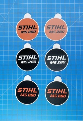 Vinyl Sticker for Stihl MS 260 Recoil Badge ''Full Overlay''