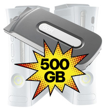 Original Xbox 360 500gb Hard Drive HDD for Fat Phat OEM Microsoft caddy - rare