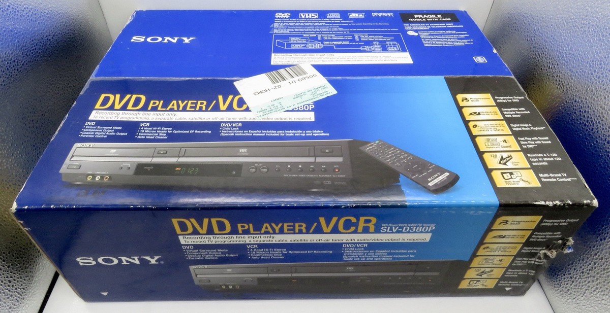 SONY DVD ライタ− Sony SLV-D380P DVD & VCR VHS Recorder Combo - Open Box - Tested