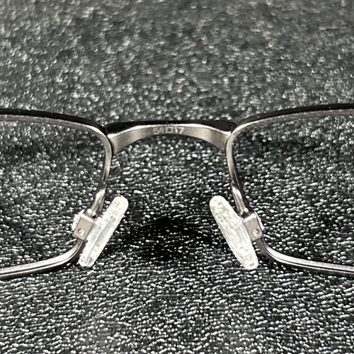 New Nike Eyeglasses 8167 075 Matte Gun Metal Grey Flake / Orange 54-17 140 - Picture 12 of 24
