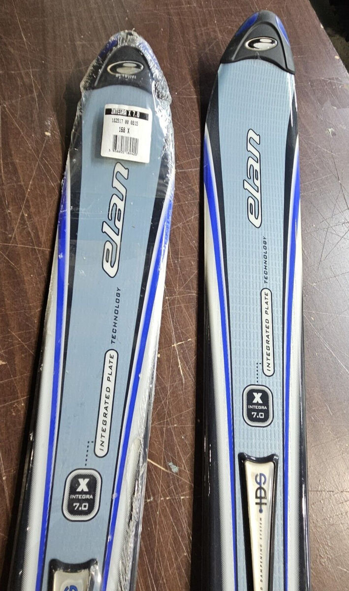 New Unused ELAN INTEGRA X 7.0 Skis 168X 103/65/90 Integrated