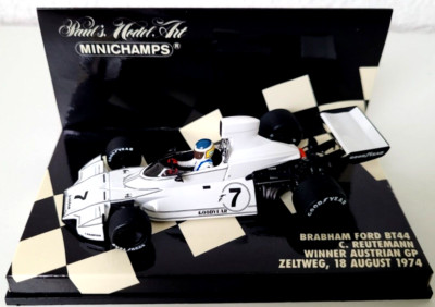 PMA MINICHAMPS  1:43  C. REUTEMANN  BRABHAM FORD BT44  WINNER AUSTRIAN GP. 1974