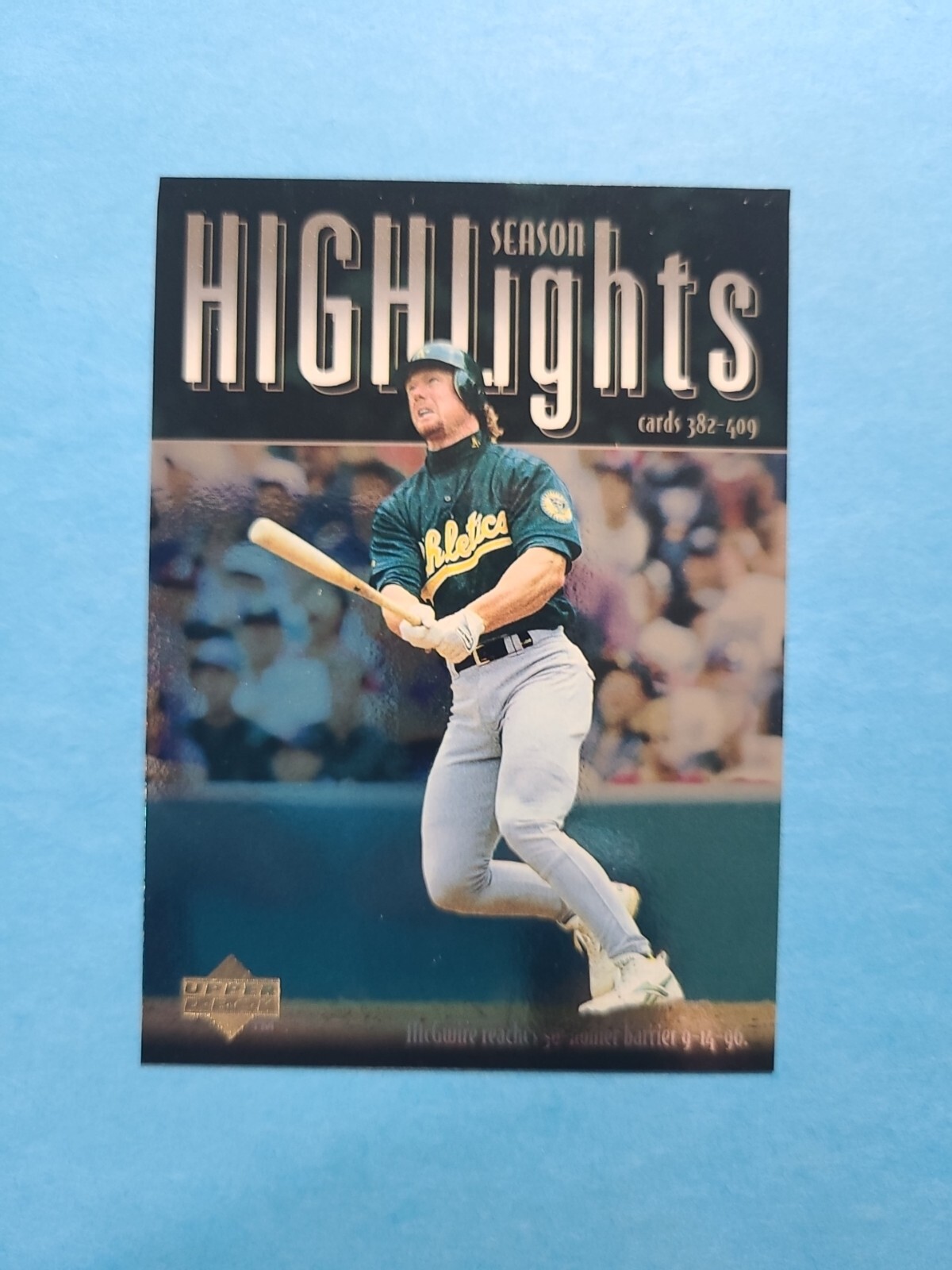 MARK McGWIRE 1997 UPPER DECK BASEBALL CARD # 320 G3666