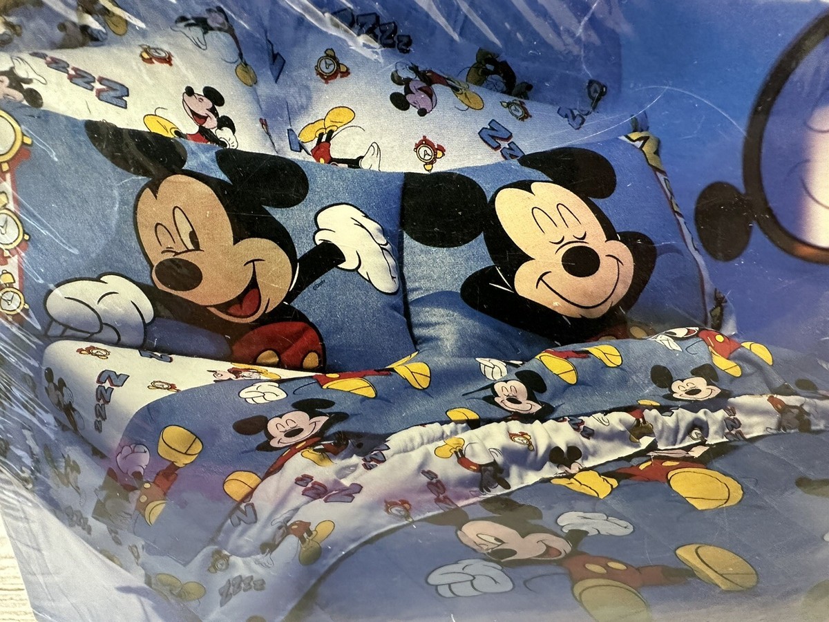 Mickey's Stuff For Kids ヴィンテージ寝具セット ツイン Vintage New in package Disney Mickey's Stuff For Kids 3 Piece Twin