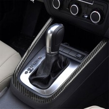 1pcs For Volkswagen Jetta 2011-14 Carbon Fiber Gear Shift Out Frame Interior Tri