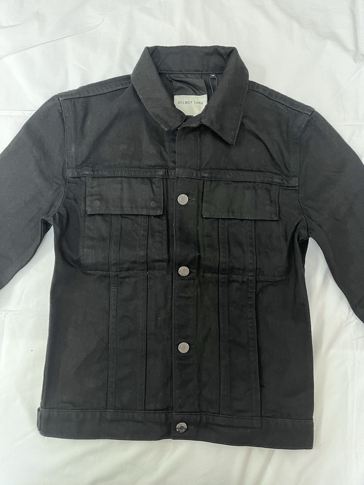 Rare Helmut Lang 87 Jacket in Pure Black - Size XS, Brand New image 2