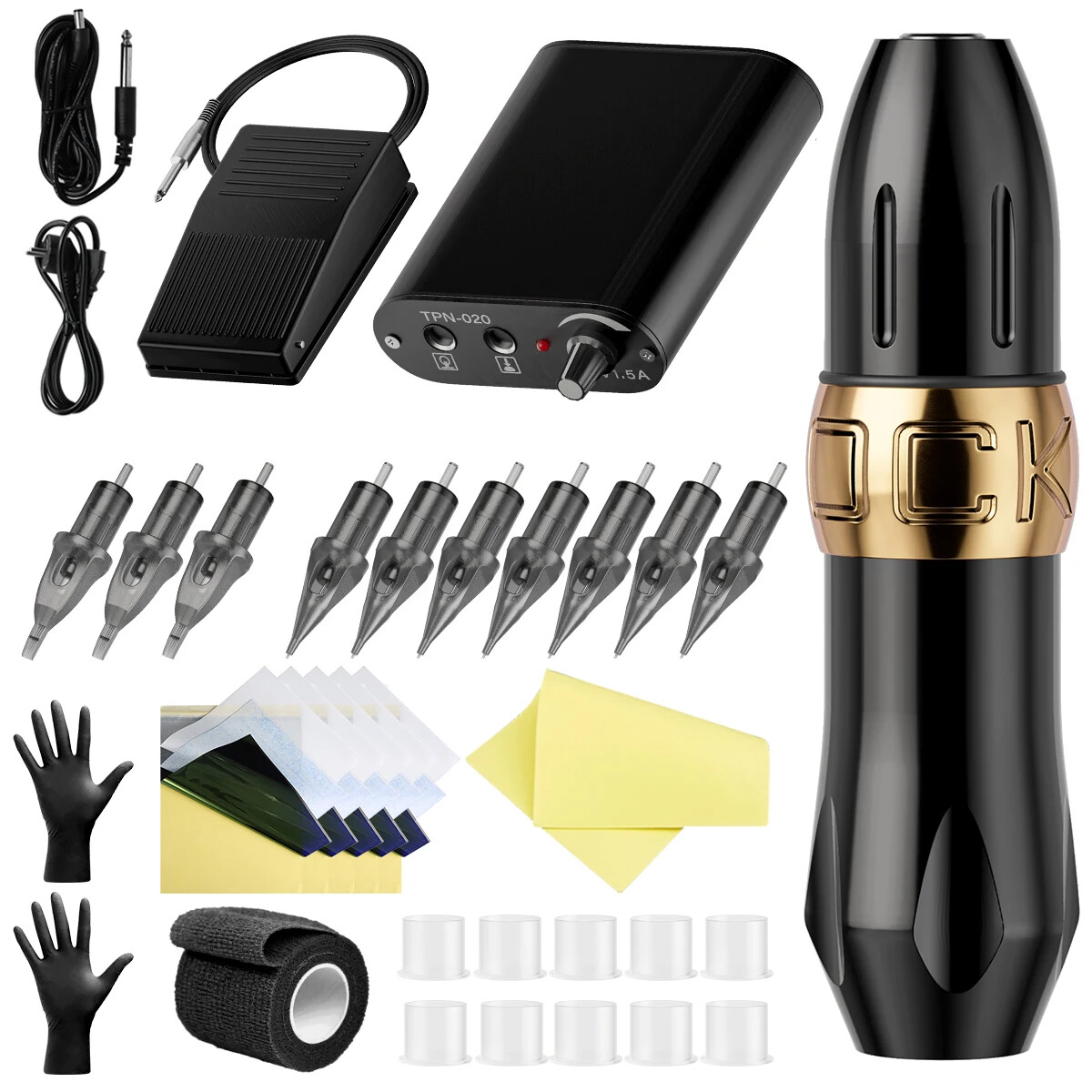 ペン型タトゥーマシン　Wireless　tattoo machine set Amazon | タトゥーマシン セット タトゥーペンセット ワイヤレス