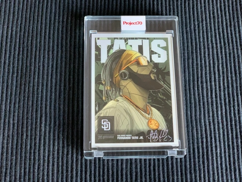2021 TOPPS PROJECT 70 #685 FERNANDO TATIS JR / QUICCS *ENCASED ART*  PADRES