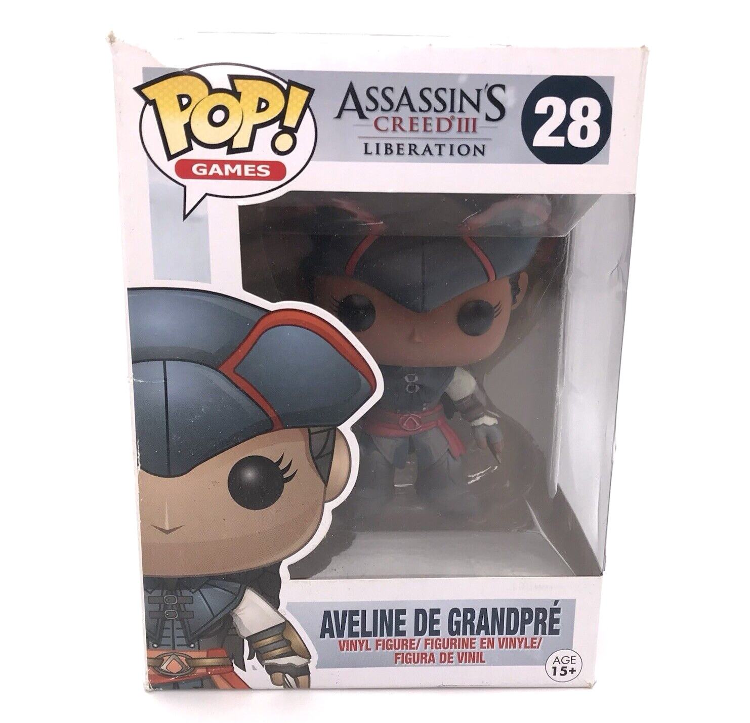 Funko Pop Assassins Creed Aveline De Grandpre Figure 28 Games Amber Goldfarb