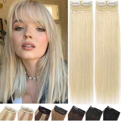 Bleach 8A Hair Pad Root Real Remy Human Hair Extensions Clip In Patches Topper