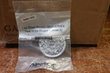 1 oz Silver Round - 2024 APMEX Year of the Dragon (Series 2)