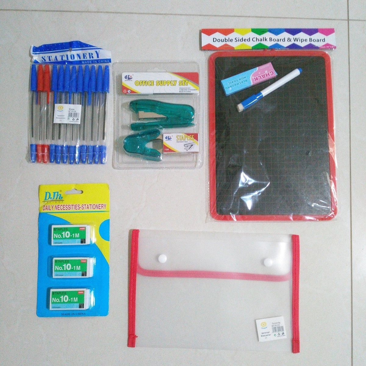 Office Home School Stationery items Kids chalk board Wipe board