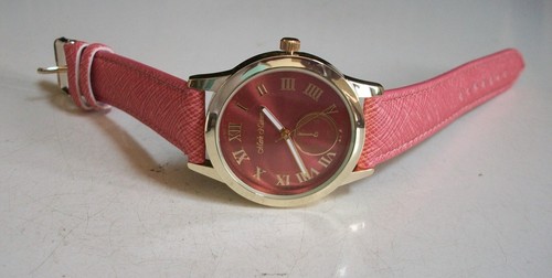 Women's Pink, Black, Blush, Turquoise, Denim Look Leather Band Fashion Watch - Picture 55 of 78