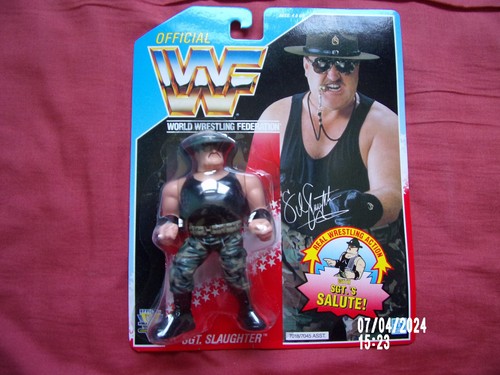 WWF Hasbro Figure - Sgt Slaughter 1991 New...