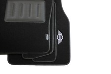 Tapis Moquette Mini R57 Cabriolet 2009-2016 Édition Limitée Carbone Noir