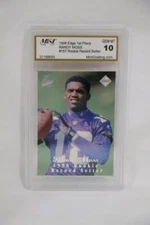 1998 Edge 1st Place Randy Moss #157 Rookie Record Setter Mint GEM-MT 10 - 30088
