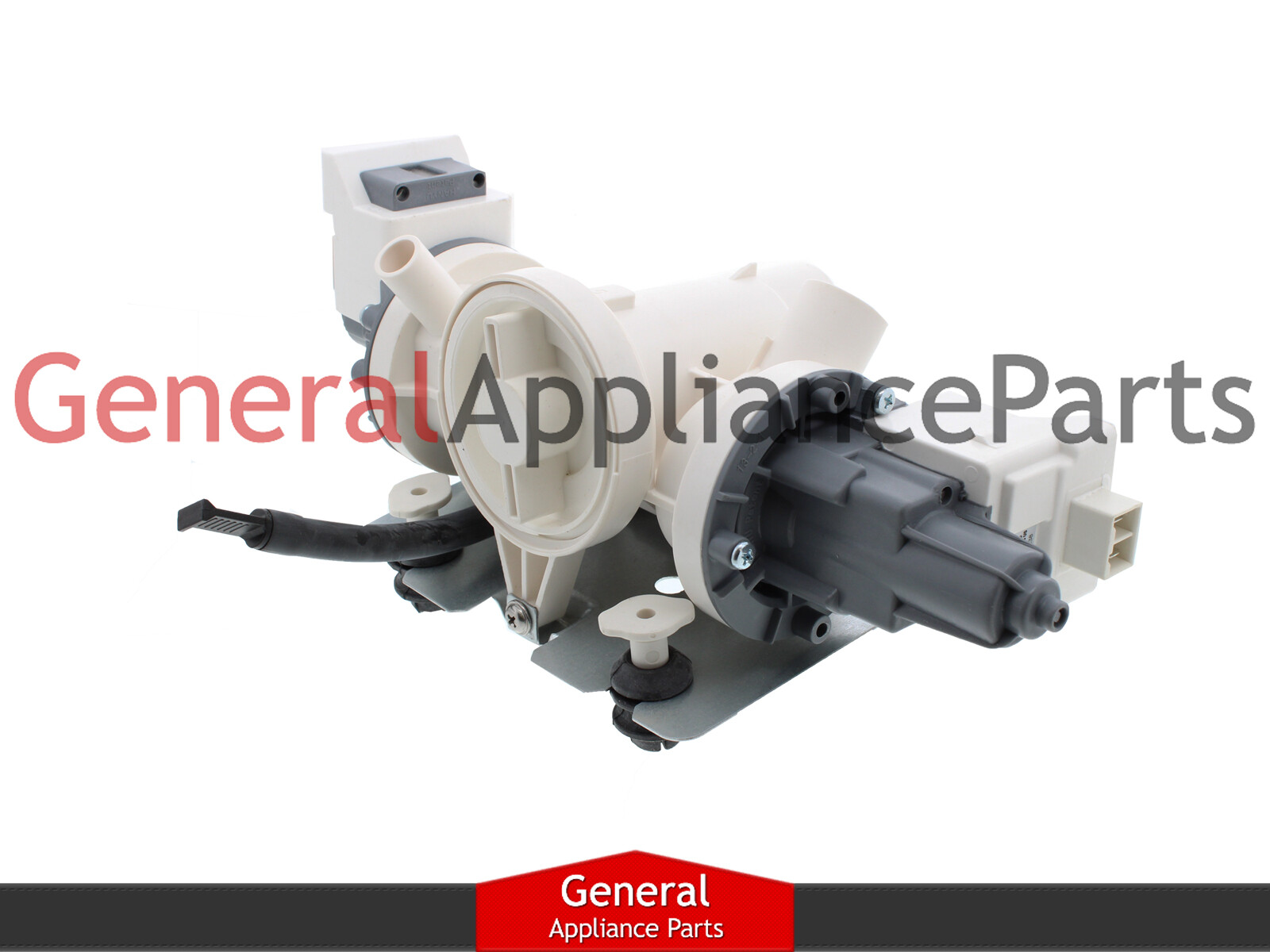 Washer Drain Pump Assembly W11458345 - Compatible With Amana, Maytag, Whirlpool, Replaces W10918608, 4959423