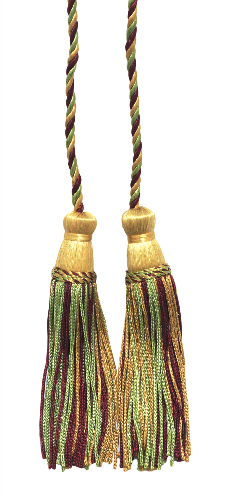 Curtain Tieback, Style# CDCT, Color# 873 - Burgundy Beige [Sold Individually]