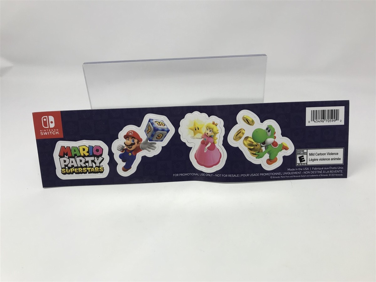 Mario party Superstars Nintendo Switch Magnet Set Walmart RARE