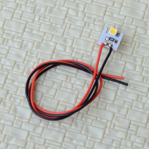 11 x pre-wired warm white 12V SMD LED building interior lighting with wires - Picture 5 of 6