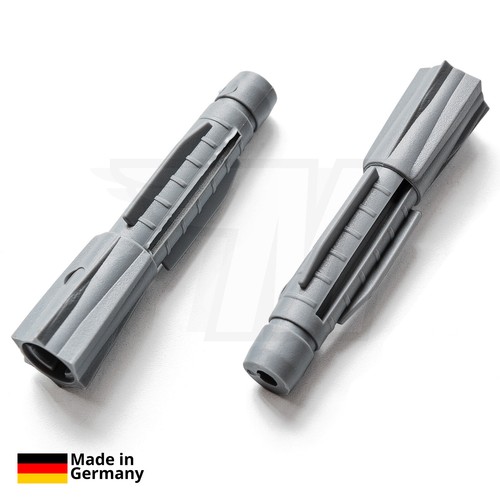 100x Universal Mehrzweck Dübel Kunststoff 5 - 14mm Mit / Ohne Kragen Rot / Grau - Bild 12 von 25