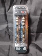 Allison Brass White Finish Door / Drawer Pulls - Set of 2 6 Inch 2cntr9