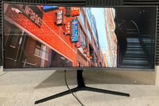 Samsung CH89 34" Curved LED LCD Display UWQHD C34H890WGN       READ  AS IS