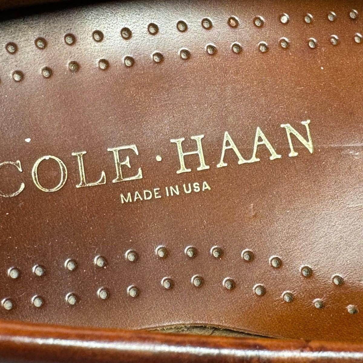 Cole Haan Mens Buckle Glossy Brown Loafers Size 9.5 D Made  display picture 2