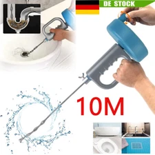 10m Rohrreinigungsgerät Hand Bohrbetrieben Spirale Abflussreiniger Rohr Reiniger