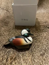 NEW Jett Brunet Ducks unlimited miniature Hooded Merganser 2010 #11