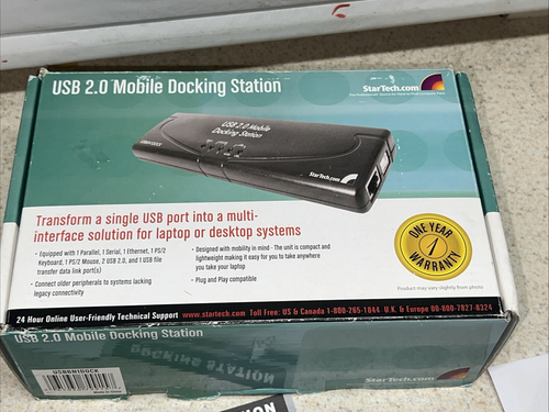 STAR TECHUSB 2.0 MOBILE DOCKING STATION MULTI-iNTERFACE SOLUTION FOR LAPTOP / PC - Picture 10 of 12